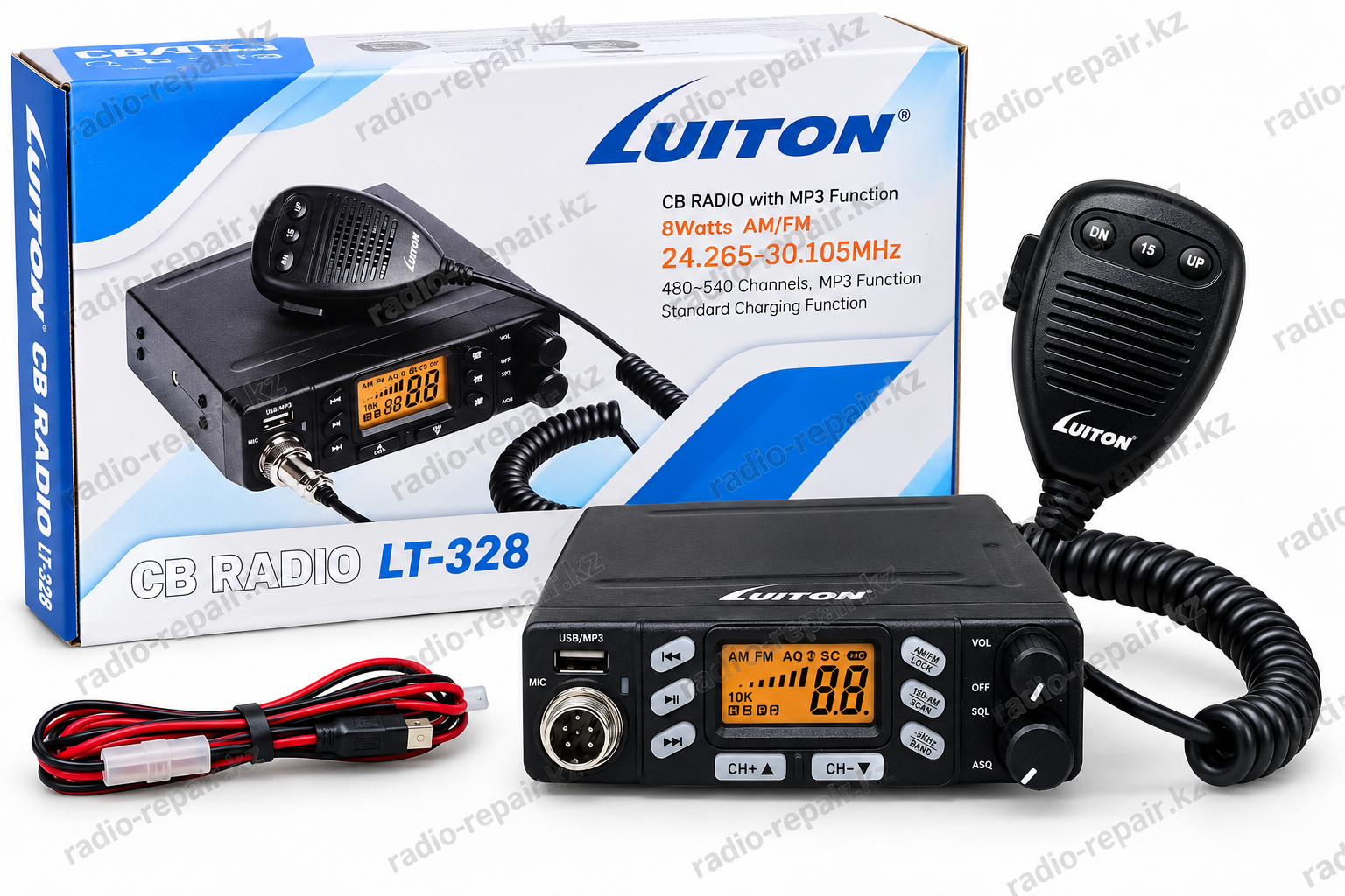 Рация Luiton LT-328, 8 Вт, AM/FM, MP3 — фото 1
